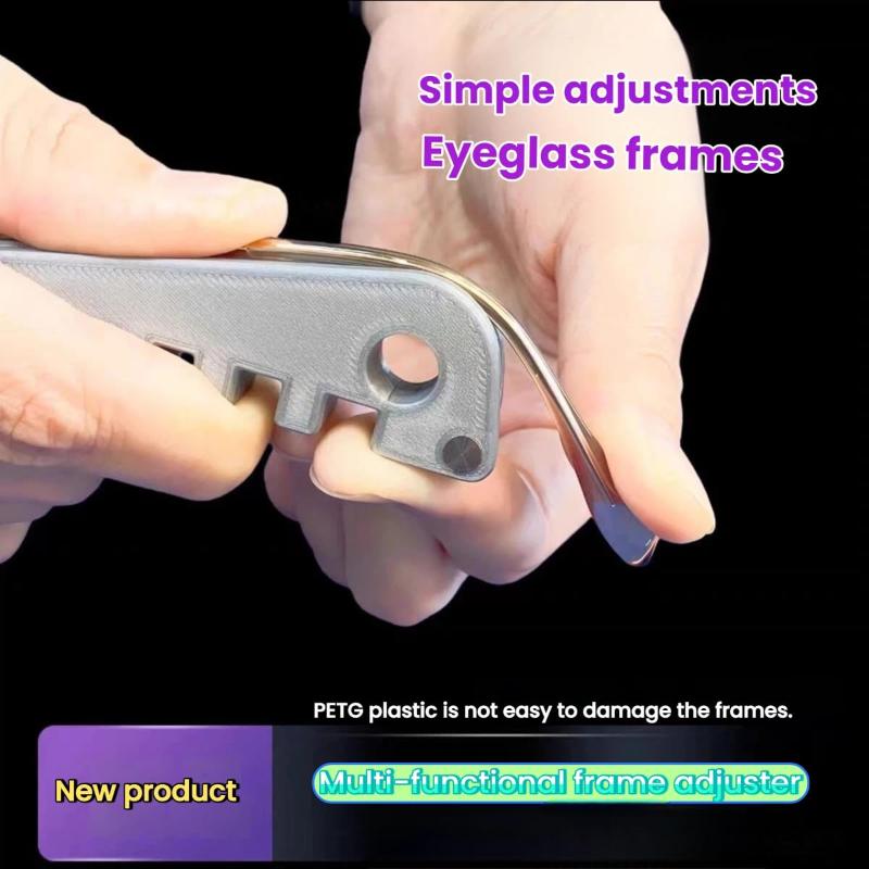 2PCS Eyeglass Curvature Adjuster Glasses Frame Bender And Temple Arms Nose Pads Adjuster Professional Optician Tool