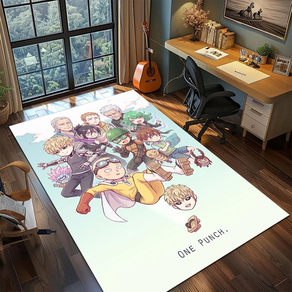 One Punch Man  Carpet Floor Mat Large Area Non Slip Washable Gamer Bedroom Home Room Decor YUN6512