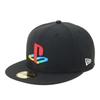 New Era 59FIFTY PlayStation Collaboration 7 5950 PLAYSTATION 4COL PSFM BLK Cap, Black, 1/4 Scale,