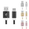 Cabo Cordão USB-C Tipo-C 3.1 para Sincronização de Dados e Carregamento de Nylon Trançado Forte Durável e Estiloso