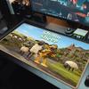 Shaun the Sheep Color Mouse Pad Large Gaming Table Cushion Non-slip Laptop Tablet Big Mousepad XXL Mat Mini PC Playmat With Lock edge