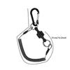 Magnetic fishing anti-loss rope carp fishing tools accessories Outdoor fishing goods quick-release strongagnetic portable buckle