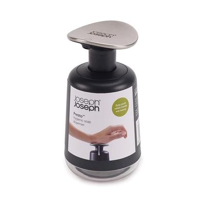Presto Hygienische Badezimmerseifenspender-Nachfüllung, wiederbefüllbar, Stahl 85137 Spender, - Grau/Edelstahl [Original]