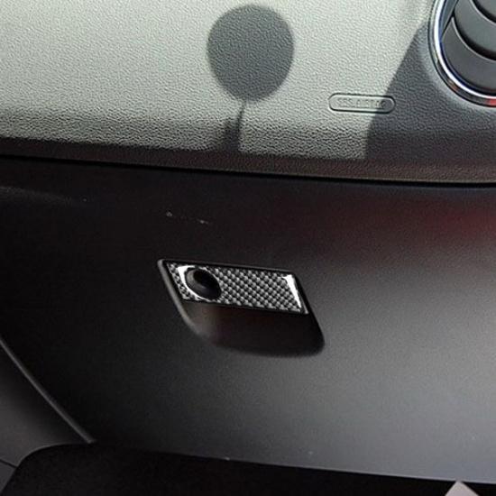 Carbon Fiber Interior Glove Box Handle Cover Trim For Mazda RX-8 2004-2008