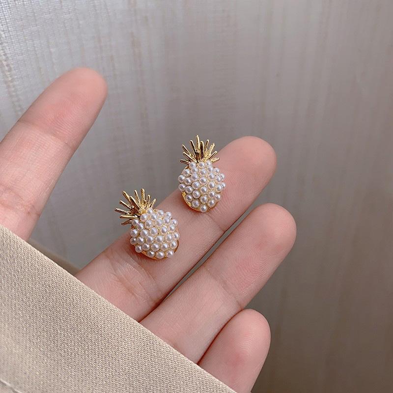New Fashion Charming Dangle Earrings for Women Elegant Bow-knot Pendants Girls Pearl Drop Earrings Wholesale Fashion Zircon
