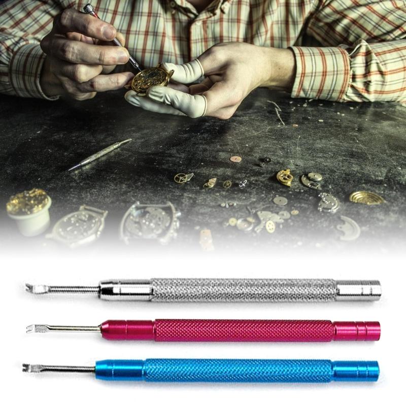 2Pack Metal Watch Hands Removers Tool Levers with Flat Bladee for Professional and Amateur Watchmakers