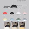 Modern Minimalist Colorful Semicircular Pendant Light for Restaurants, Bars, & Salons