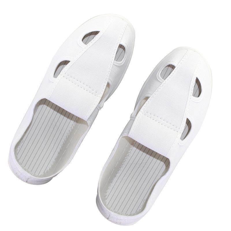 Lightweight Anti-Static PVC Work Shoes for Men & Women - Dust-Free, Hard Sole, Four-Hole Design