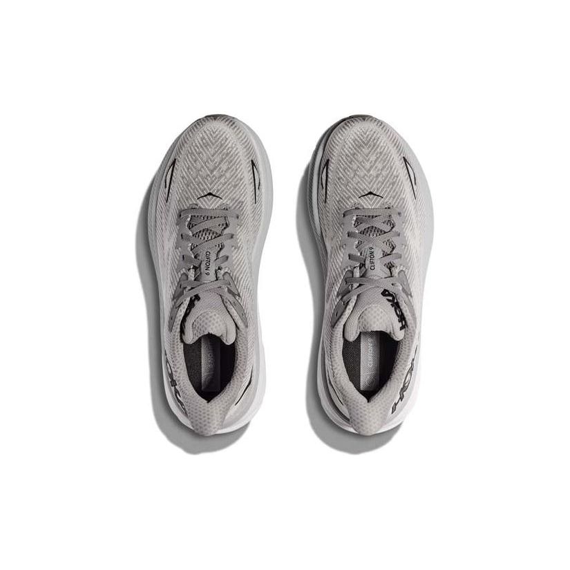 HOKA Clifton 9 Harbor Mist Black Pánské tenisky Šedé 1127895-HMBC