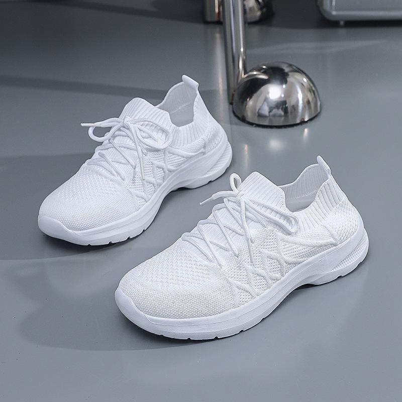 

Spring and summer new ns breathable dad shoes fly-woven mesh student outdoor sports leisure running women s shoes 43