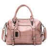 Pu Boston Tasche für Damen mit robustem Reißverschluss und Innentaschen für den täglichen Gebrauch
