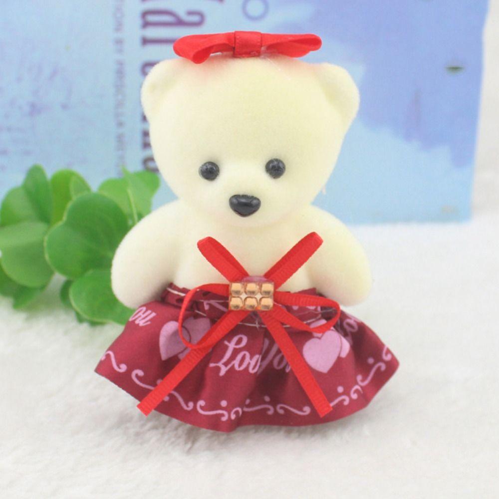 10pcs/set Foam Bear Bear Plush Foam Toys Plush Doll Cartoon Bouquet Doll  Girlfriends