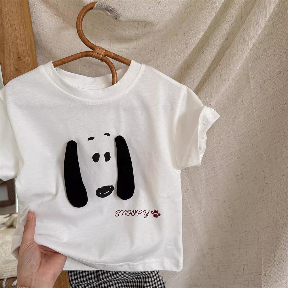 2025 3D Dinosaur Panda Rice Ball Japanese Style Summer Trendy Short-Sleeve T-Shirt for Men, Women, and Kids