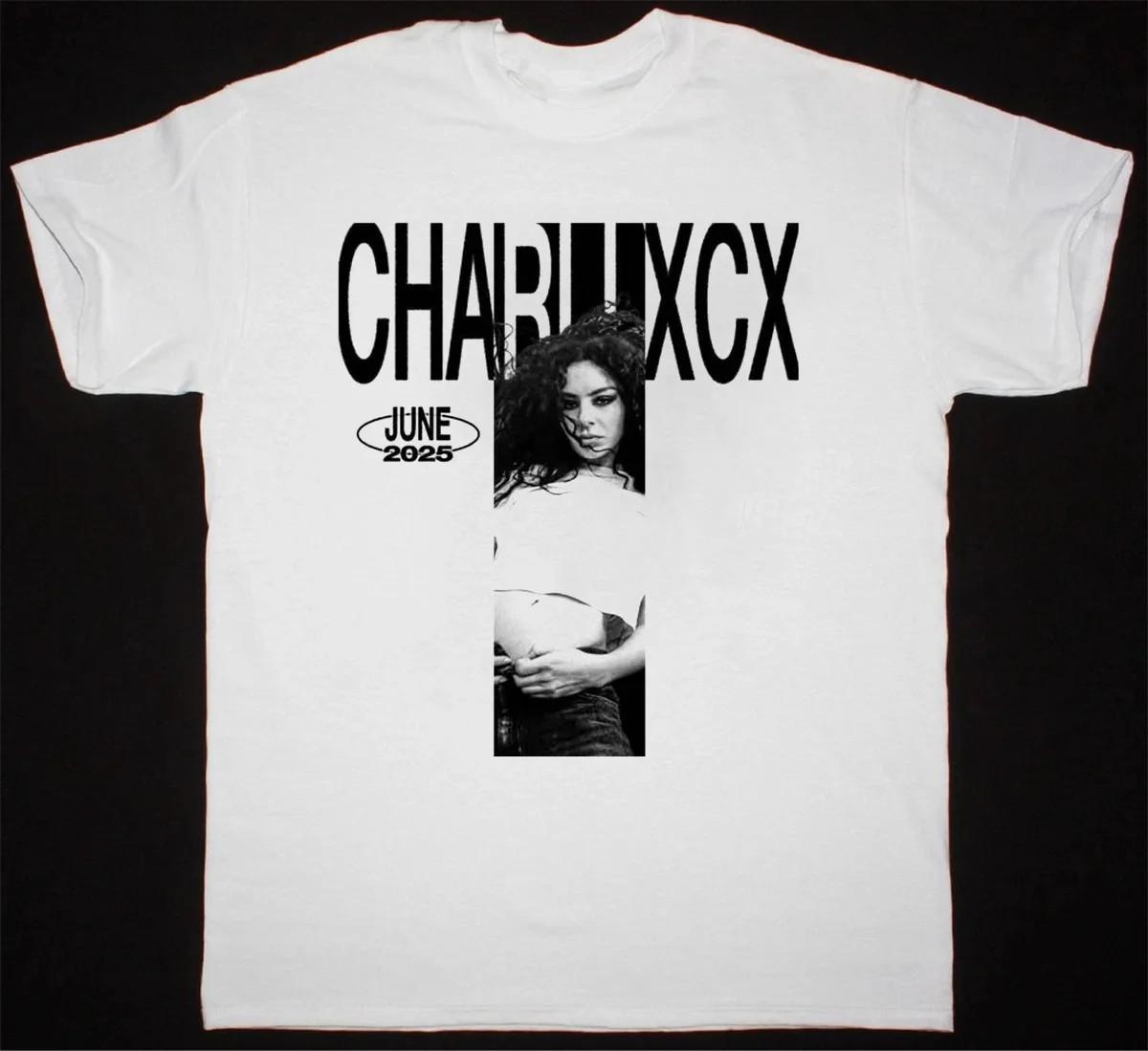 New Charli XCX In Music Tour Cotton White T Shirt UR459 L