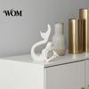 Modern Home Soft Furnishings 3D Printed Mermaid & Starfish Figurine, Exquisite Sculpture, Ocean Small Statue for Bay Window Theme Desktop Ornament