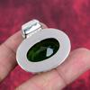 Pendentif en diopside chromé, bijou en argent sterling 925, cadeau pour femme, bijou fait main en pierres précieuses