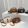 Printing Temperament Retro 2025 Large Capacity Casual New Portable Shoulder Crossbody Armpit Small Square Bag