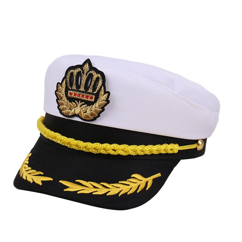 2025 New Spring Summer Party Yacht Captain Hat - Sailor Style Outdoor Sun Protection Performance Cap