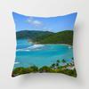 Sunset Sunset Beach Scenery Printed Pillow Cover Sofa Decoration Car Office Seat Cushion Cover Room Home Decor Pillow Cover