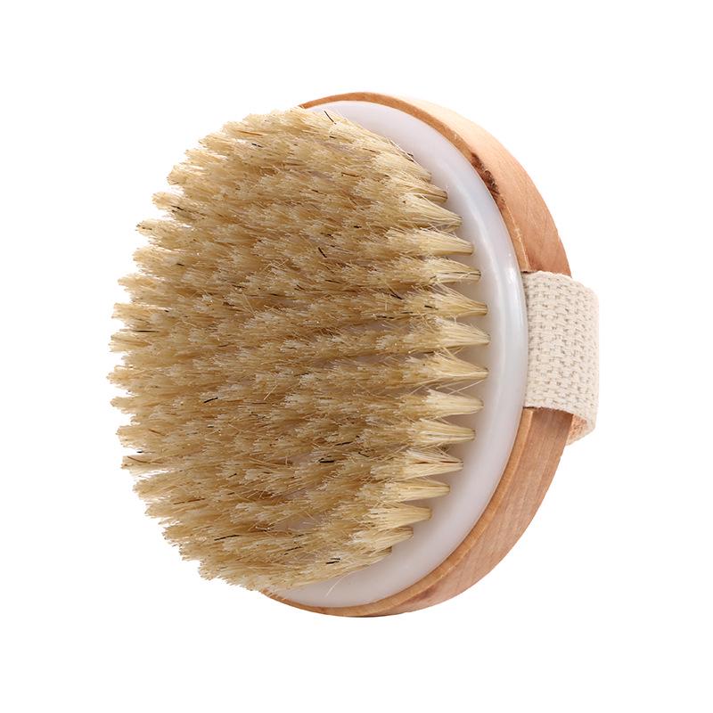 Cross-Border Bristle Massage Bath Brush - Handheld Round Body Brush