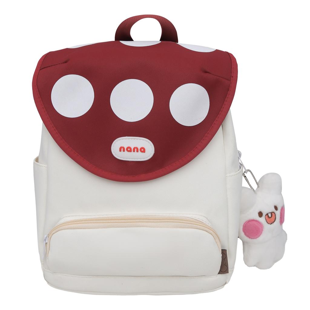 Casual Student Bag with Flap Pocket for Women High Quality Bags with Soft Back Zipper Designer Backpack