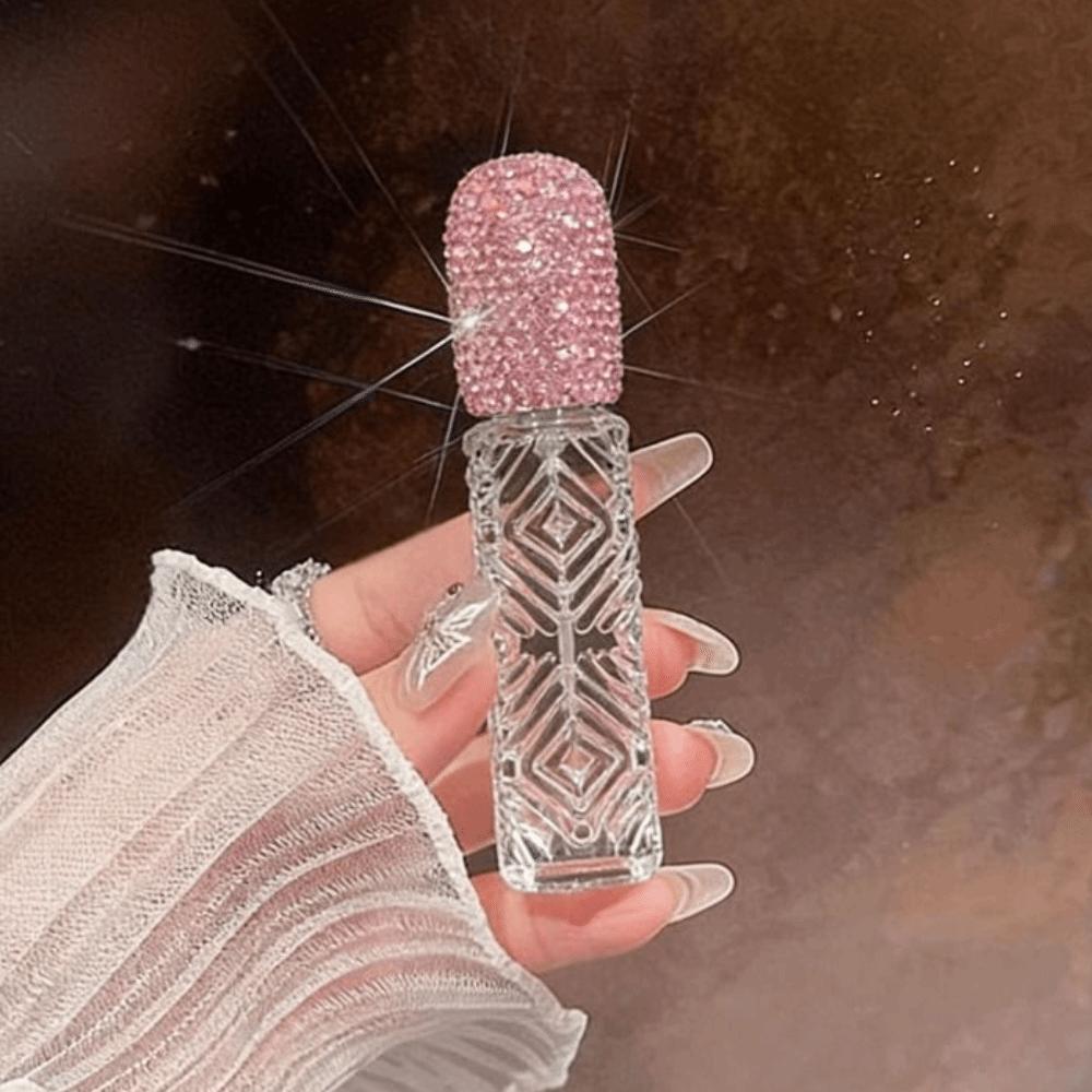 12ml Glass Perfume Atomizer Creative Rhinestone Oil Diffuser Bottle  Travel Supply