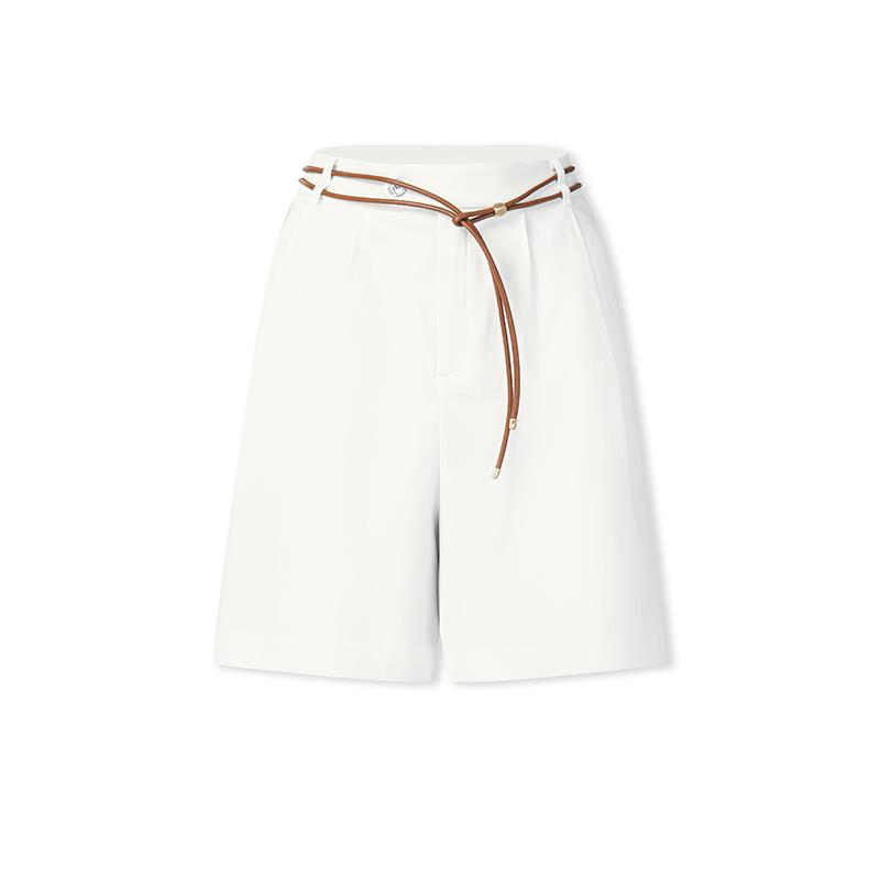 FILA Golf Series Anti-See-Through Simple Casual Shorts Women shorts A11W635803F-WT M