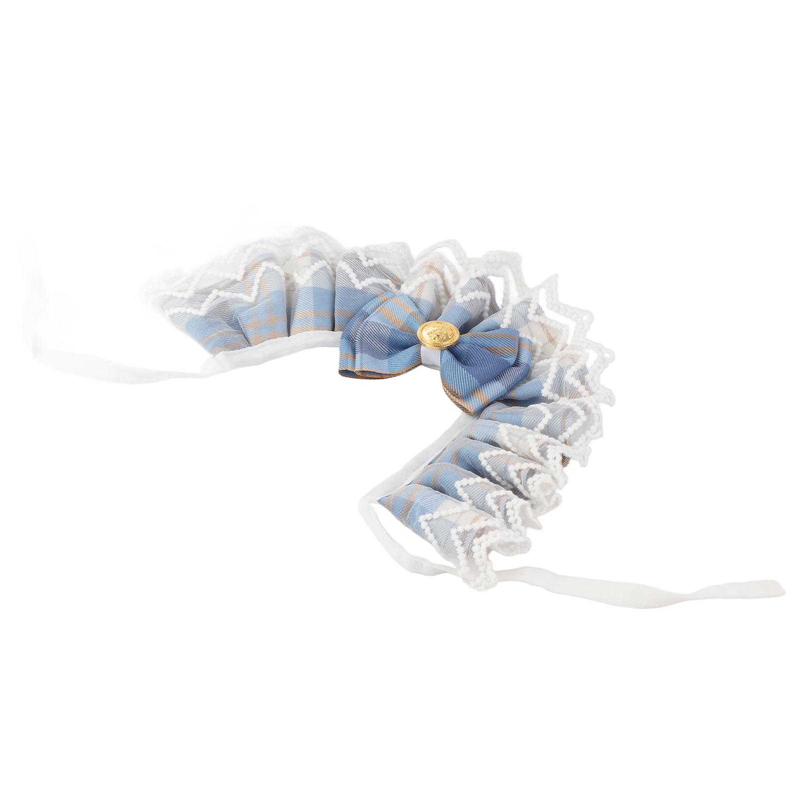 

Кружевной нагрудник для питомца, модный, милый, клетчатый платок для питомца JK, шарф для питомца, аксессуары для собак и кошек M розовый