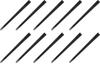 Fukui Craft SPS Made In Dishwasher Tortoise Shell Made In Japan Chopsticks, Resin, Japan, Safe, Pattern, Black, 24.0cm, (10 Pairs)