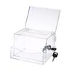 Acrylic Donation Box Ballot Comment Mailbox Letter Post Collection Mail