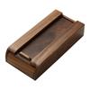 Bamboo Under Desk Drawer Organizer Pull Out Hidden Storage Box For Office Table Clutter With Smooth Slide Rail