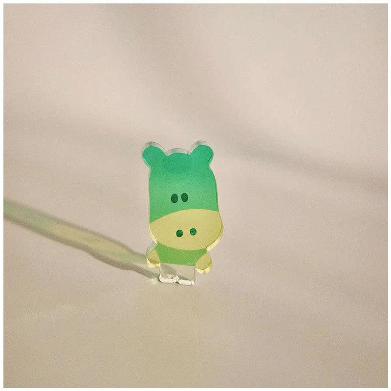 Cartoon Toys Animal Acrylic Desktop Decorations Illuminated Strong Color Window Stand Beautiful Home Decor Crafts Miniatures