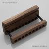 Retro Wooden Pen Holder & Multifunctional Phone Stand