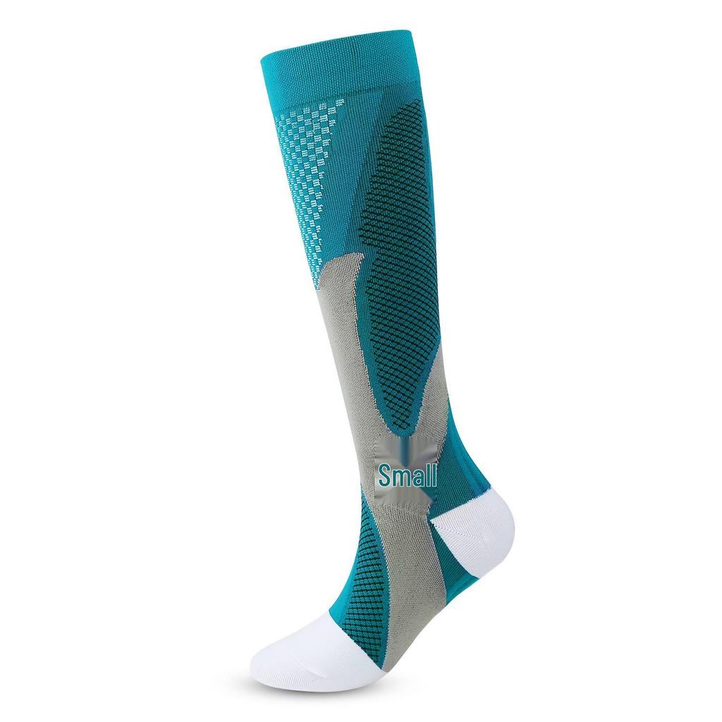 Unisex Nylon Compression Socks: Knee-High for Cycling, Football, Running & Outdoor Sports