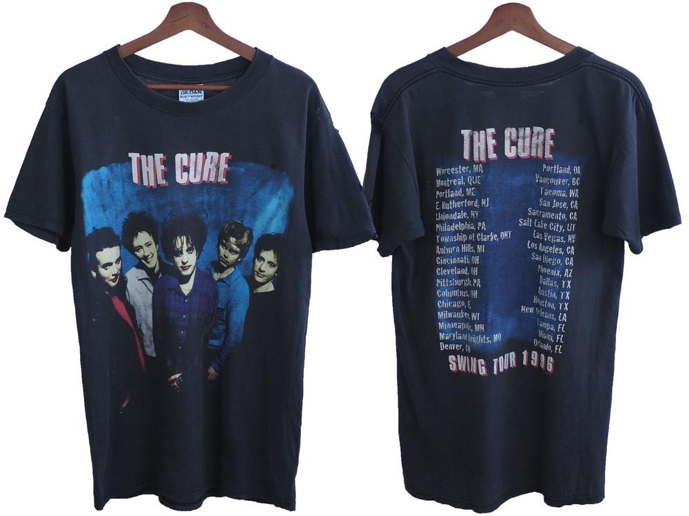 Vintage Distressed amp; Sunfaded The Cure Band Tshirt Unisex T-Shirt XXL