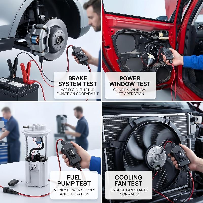 Heavy Duty 12V Auto EPB Remklauw Motor Ontgrendelingsgereedschap Elektronisch Parkeerrem Reparatiegereedschap voor Automonteurs DIY Enthousiastelingen
