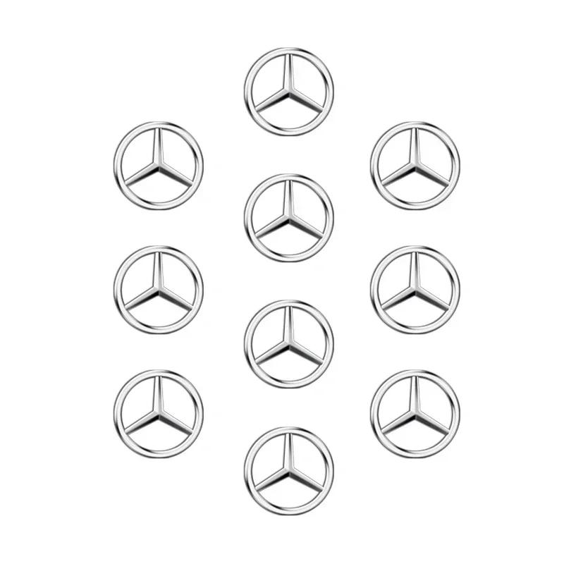 13mm Car Remote Key Sticker Emblem Decal For Mercedes Benz AMG W211 W212 W166 W167 W117 W247 W176 W204 W203 W205 W140 X253 W210