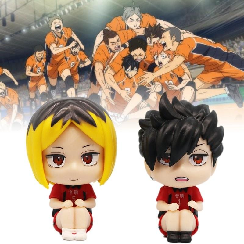 Adorable Pvc Volleyball Anime Figure Of Lk Black Tail Iron And Lk Gnawing Claw For Collectors
