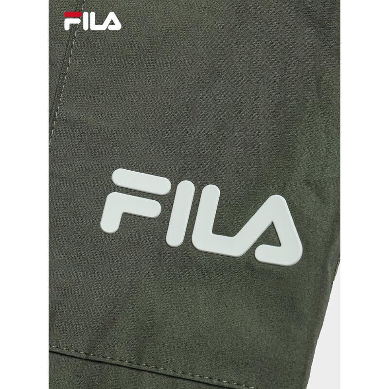 FILA Men's Summer Casual Straight-Leg Woven Pants