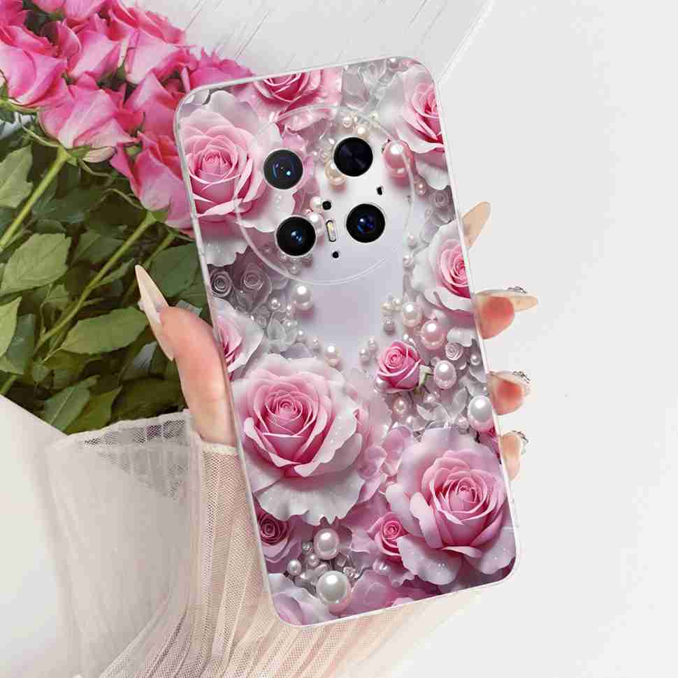 For Huawei Mate 70 Pro 5G Case PLR-AL00 PLR-AL50 Silicone TPU Cover For Mate 70Pro+ 70 Pro Plus 5G Cartoon Lion Butterfly Bumper