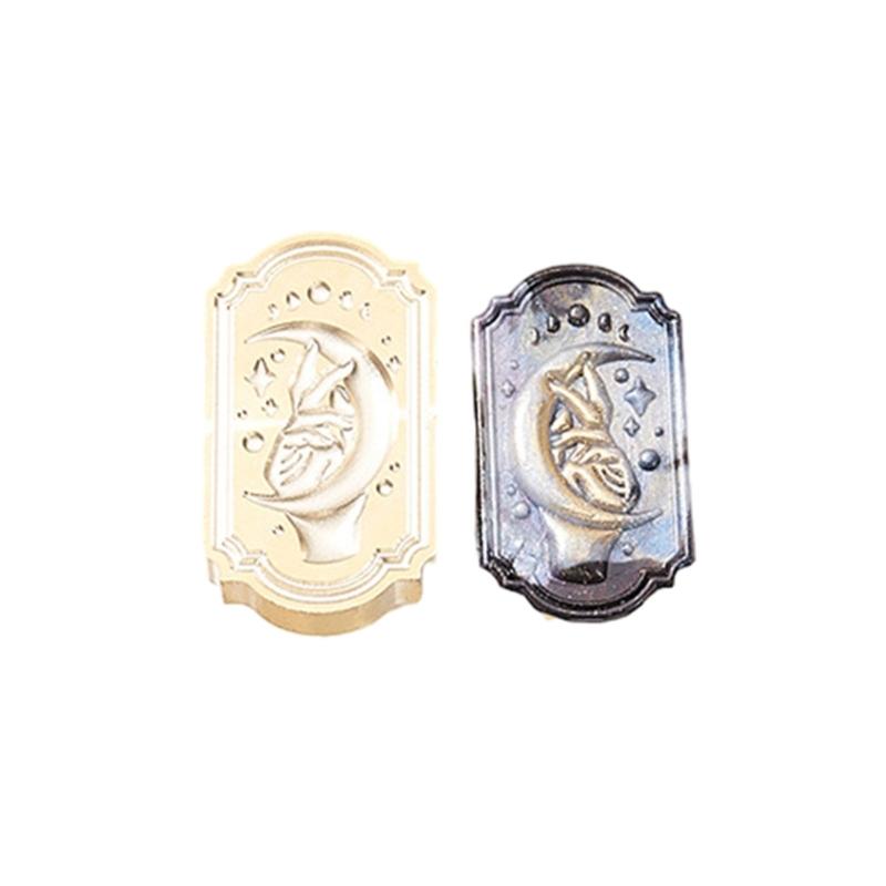 Wax Seal Stamp Head for Valentine Card Wedding Invitation Envelope, Exquisite Pattern Wax Seal Stamp Head