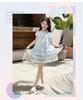 Girls' dress summer 2026 new French style small fly sleeves floral chiffon cake skirt princess skirt