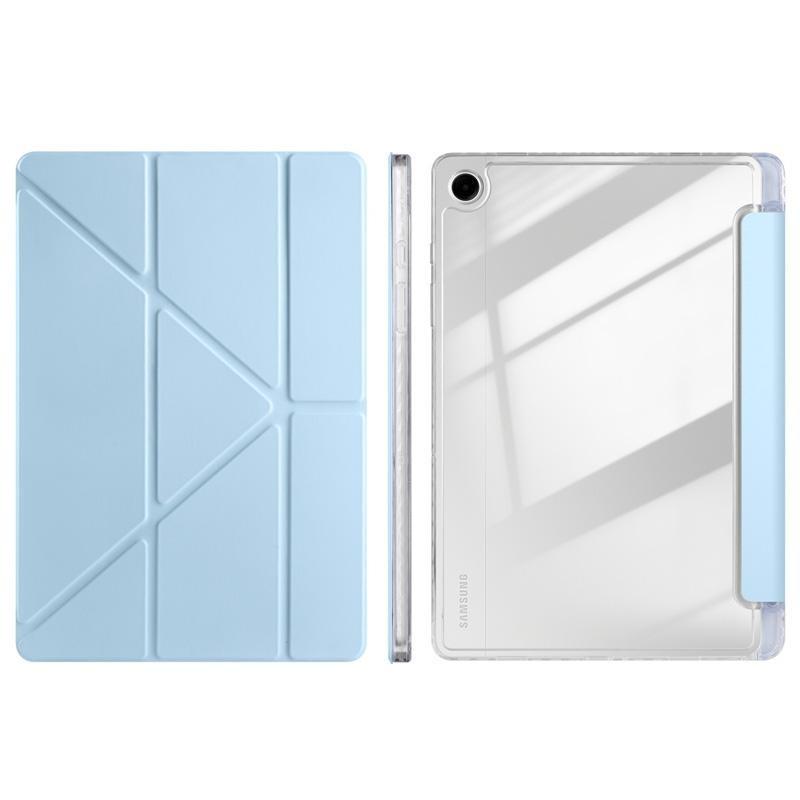 For Galaxy Tab A11 Plus 2025 11inch Cover Acrylic Clear Back With Pencil Holder Funda For Samsung Tab A9 Plus 11" Tablet Cover