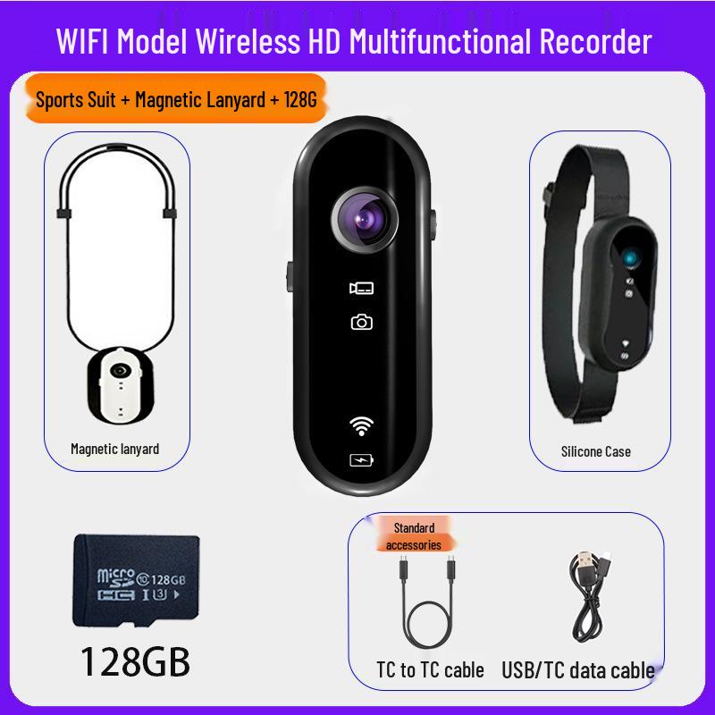 Thumb Action Camera for Cycling & Mountaineering - HD 1080p Ultra-Wide Angle 