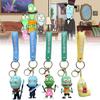 Creative Cartoon Alien Keychain Pvc Keyring For Fun Gift Ideas Unique Modern Art Style