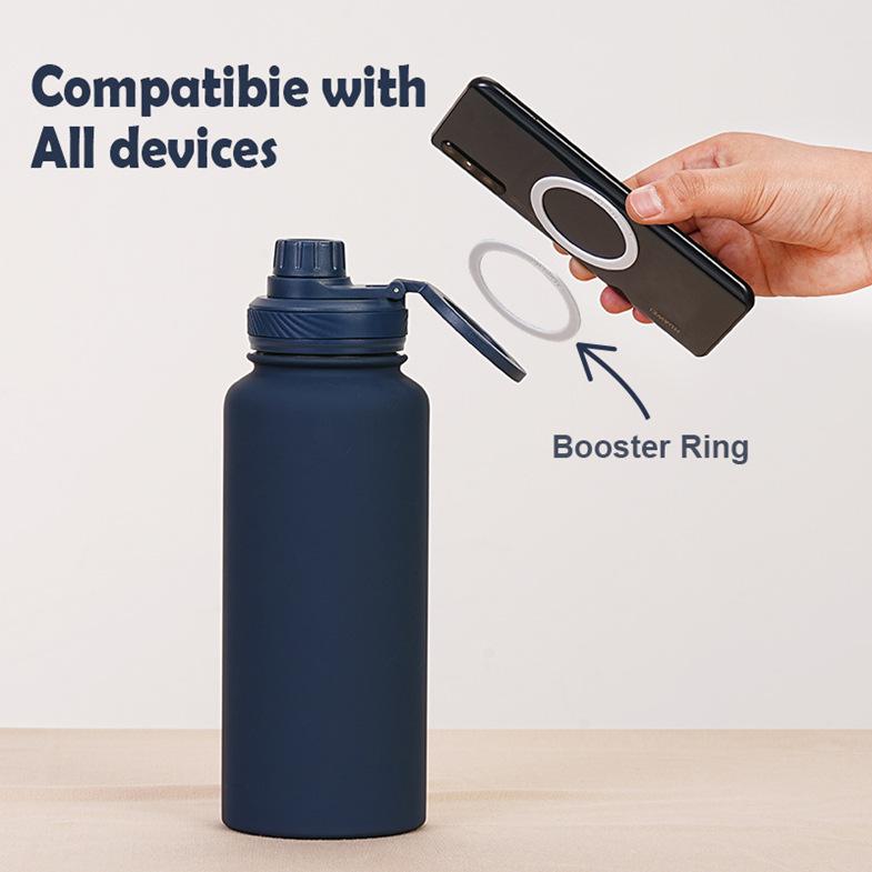 Magnetic Lid Sports Water Bottle