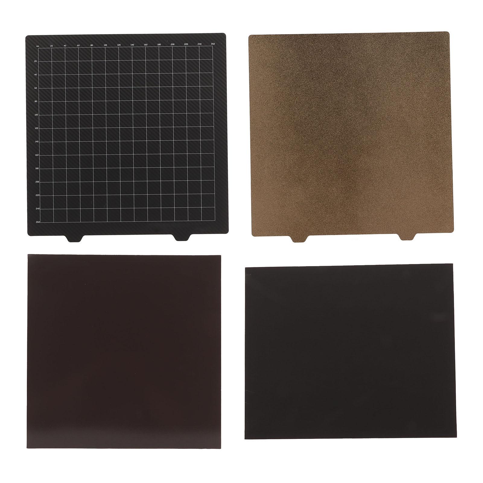 

Стальная пластина PEI 300x300 мм Порошок PEI Углеродное волокно Двусторонняя магнитная основа Принтер Аксессуары