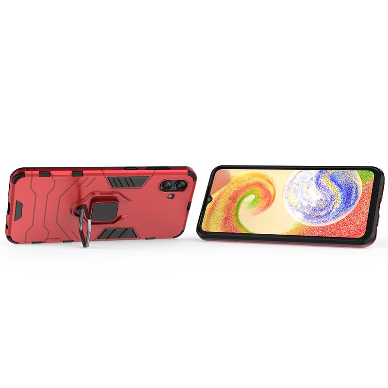 A04e SM-A042F Case Luxury Protect Magnetism Mobile Phone Ring Stand Capa For Samsung Galaxy A04 A 04 E A 04E SM-A042M A14 Cover