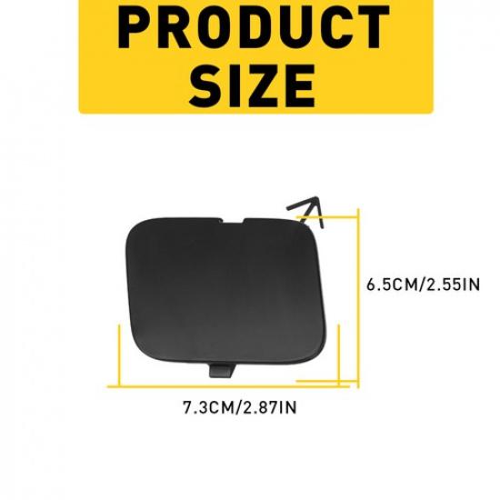 For 2009-2014 Nissan Maxima Front Bumper Tow Eye Hook Access Cover CapBlack US