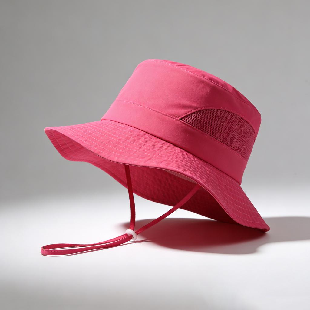 Children's Fisherman Hat - Summer Outdoor Sun Protection UV Blocking Sun Hat with Mesh Screen, Breathable and Durable Sun Hat